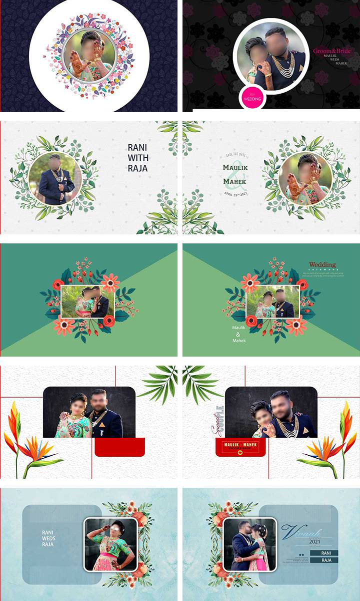 Wedding Album Cover Pad Design PSD 12x18 2022 Free Download