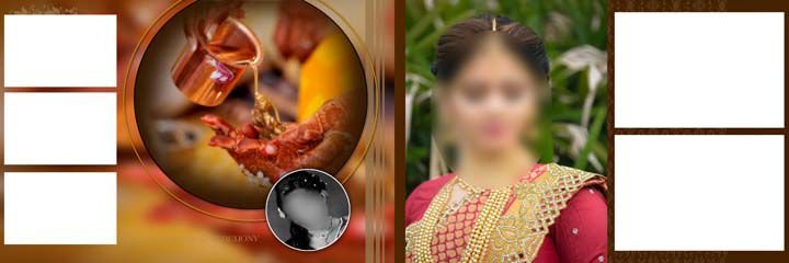 Mehandi Ceremony Wedding Album PSD