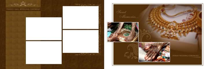 Mehandi Ceremony Wedding Album PSD