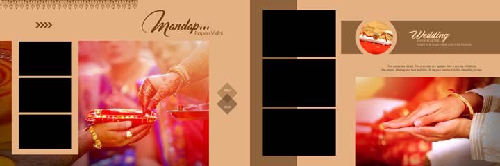 Mehandi Ceremony Wedding Album PSD