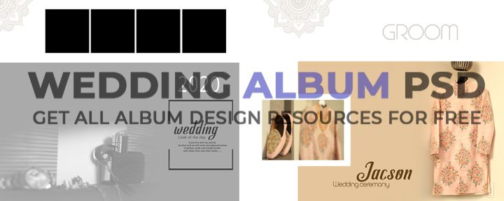 Indian Wedding Album Design PSD Free Download 12x36 2022