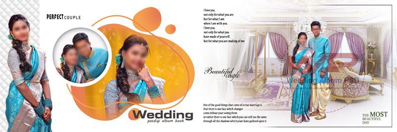 20 Pre Wedding Album Design PSD Template Free Download