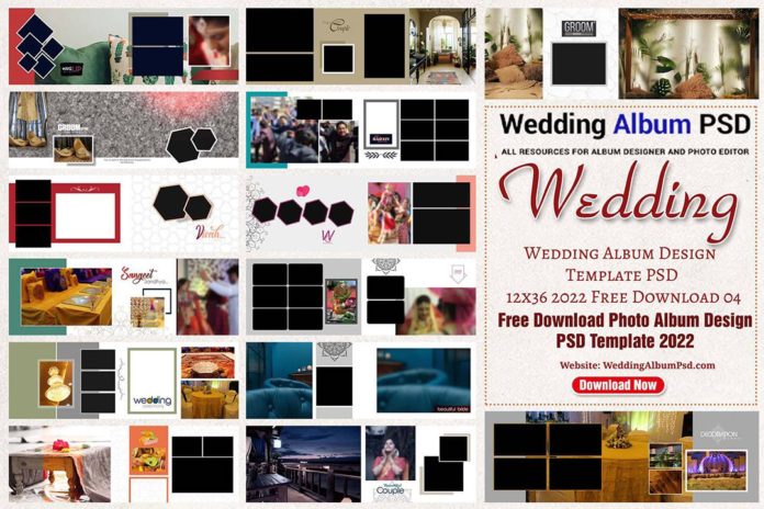 Wedding Album Design Template PSD 12x36 2022 Free Download 04