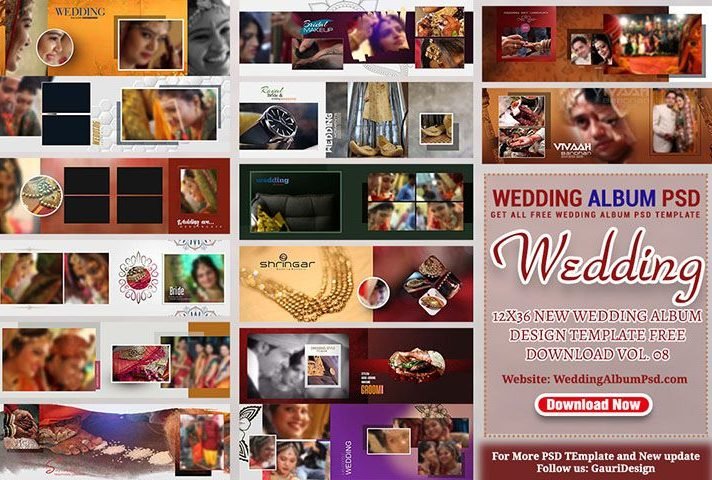 New Wedding Album Psd Template 12x36 2022 02 - Weddingalbumpsd