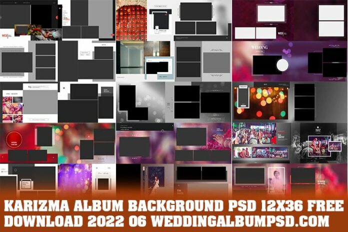 Karizma Album Background PSD 12x36 Free Download 2022 06