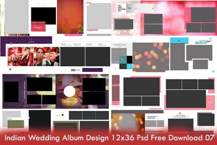 Indian Wedding Album Design 12x36 Psd Free Download 08 - WeddingAlbumPsd