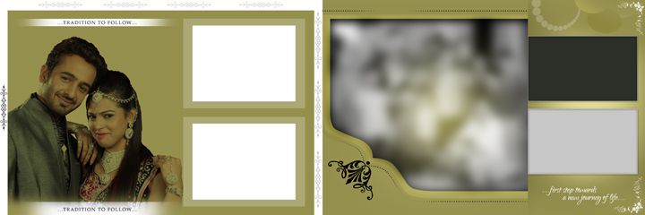 Creative Wedding Album Design Templates PSD Free Download 12x36 Vol 14