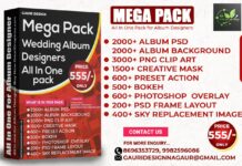Complete Mega Pack for Wedding Album Designer 2022
