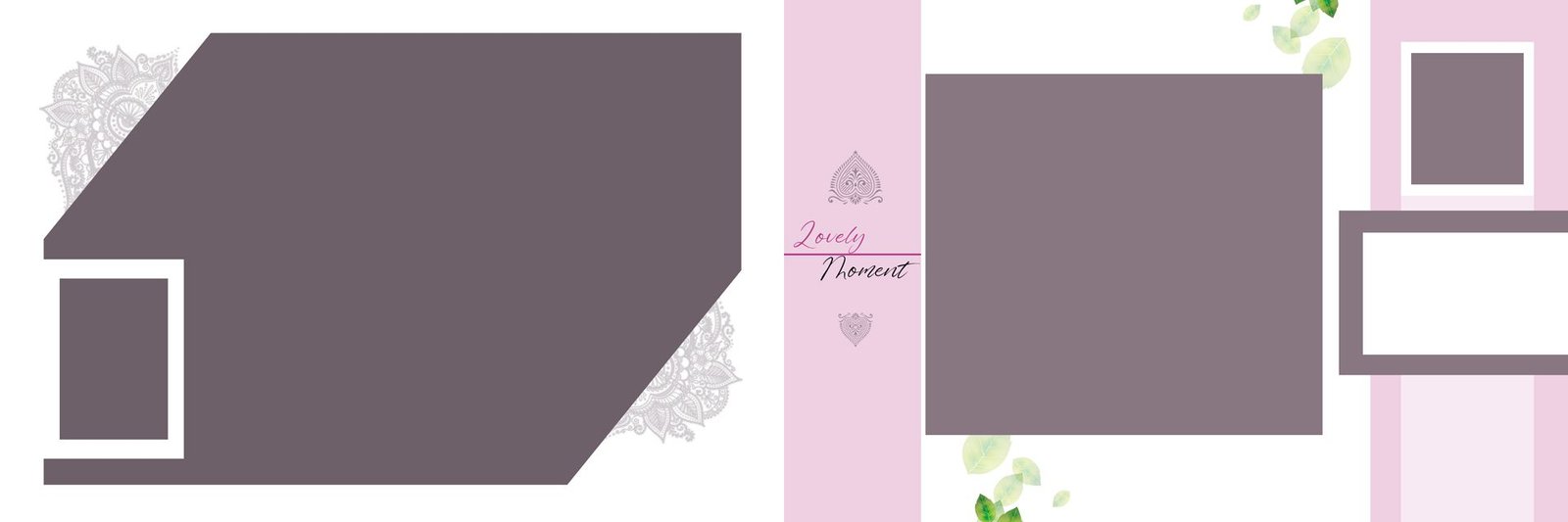 New Wedding Album Design PSD Templates 12x36 Vol-214